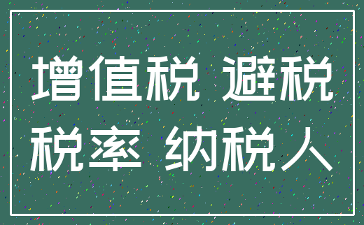 增值税 避税_税率 纳税人