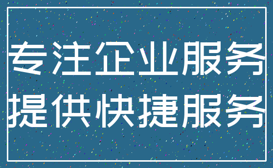 专注企业服务_提供快捷服务