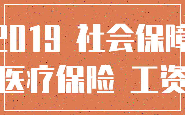 2019 社会保障_医疗保险 工资