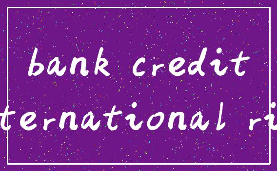 bank credit_international risk