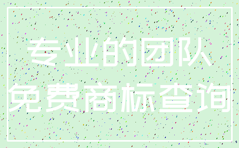 专业的团队_免费商标查询