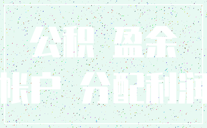 公积 盈余_帐户 分配利润