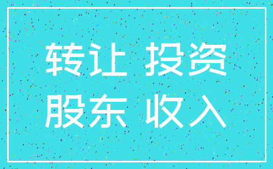 转让 投资_股东 收入