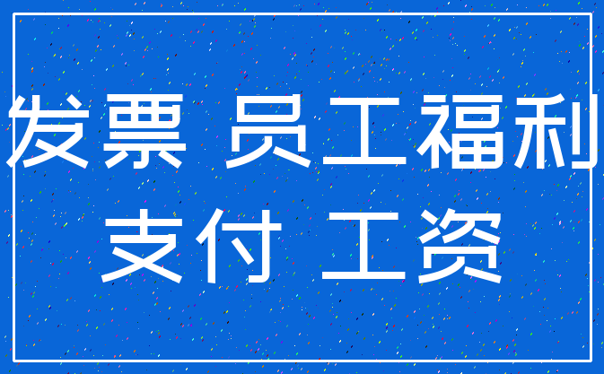 发票 员工福利_支付 工资