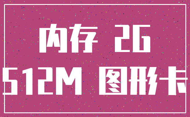 内存 2G_512M 图形卡