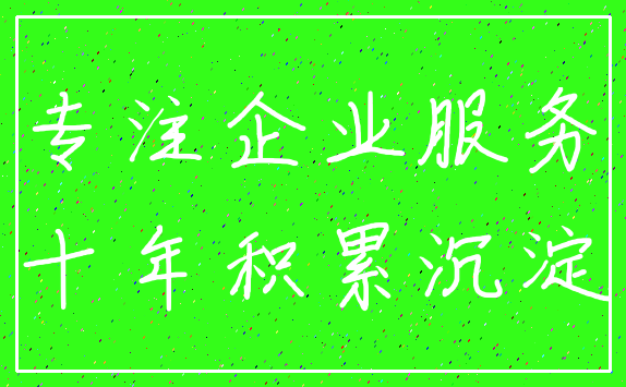 专注企业服务_十年积累沉淀