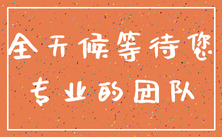 全天候等待您_专业的团队