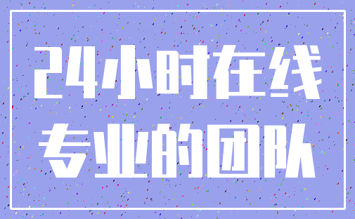 24小时在线_专业的团队