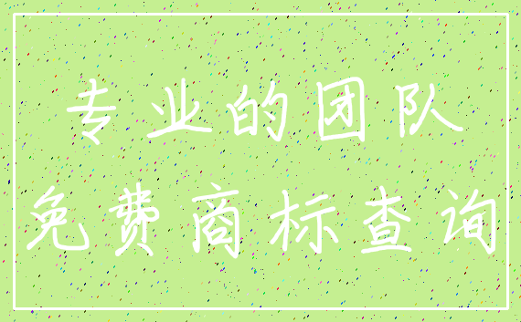 专业的团队_免费商标查询