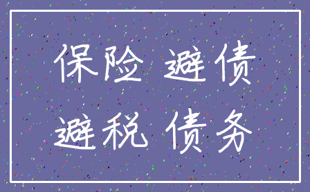 保险 避债_避税 债务
