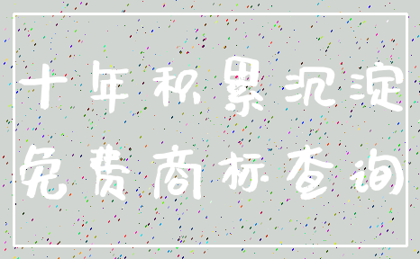 十年积累沉淀_免费商标查询