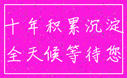 十年积累沉淀_全天候等待您
