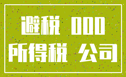 避税 000_所得税 公司