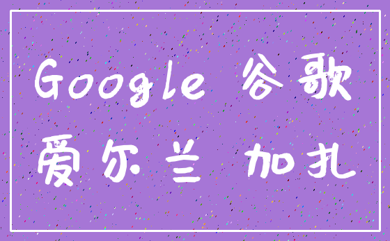 Google 谷歌_爱尔兰 加扎