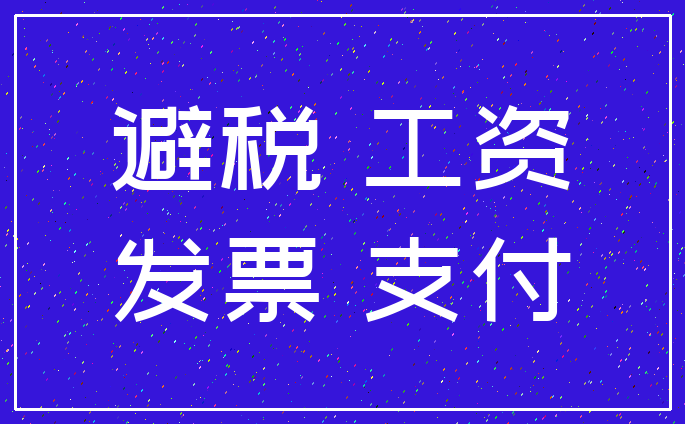 避税 工资_发票 支付