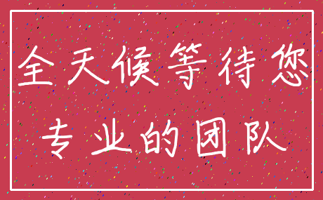 全天候等待您_专业的团队