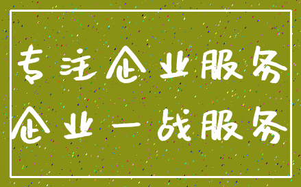专注企业服务_企业一战服务