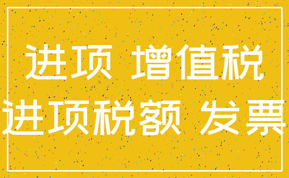 进项 增值税_进项税额 发票