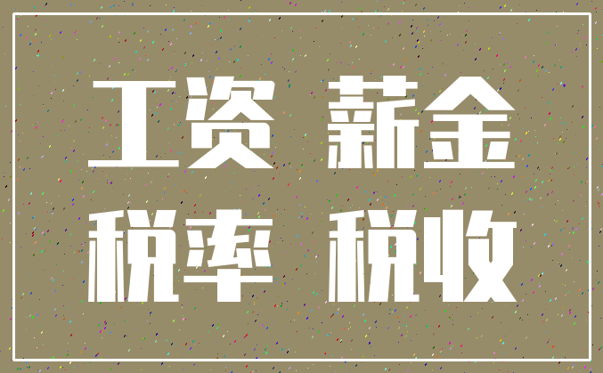工资 薪金_税率 税收
