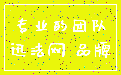 专业的团队_迅法网 品牌