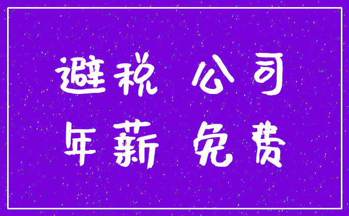 避税 公司_年薪 免费