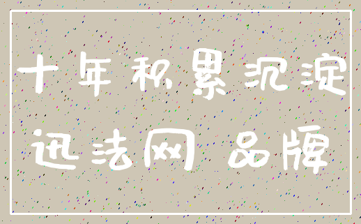十年积累沉淀_迅法网 品牌
