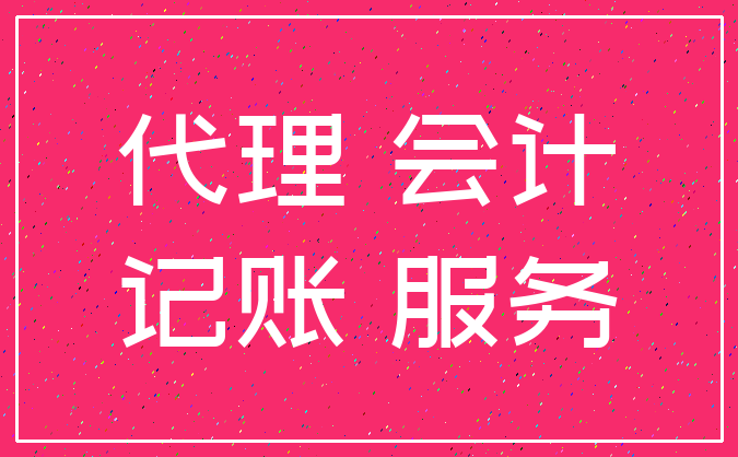 代理 会计_记账 服务