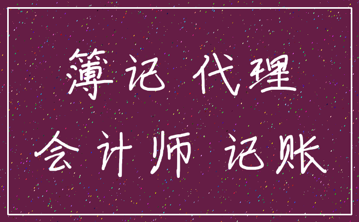 簿记 代理_会计师 记账