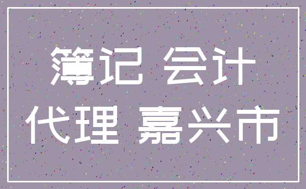 簿记 会计_代理 嘉兴市