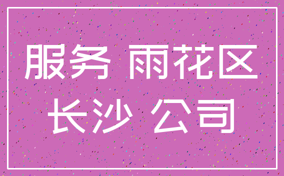 服务 雨花区_长沙 公司