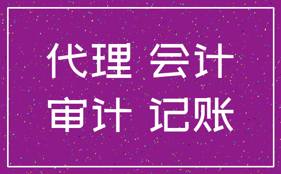 代理 会计_审计 记账