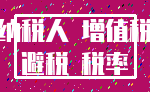 纳税人 增值税_避税 税率
