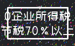0企业所得税_节税70%以上