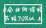 0企业所得税_节税70%以上