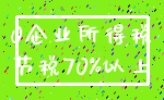 0企业所得税_节税70%以上