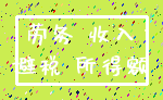 劳务 收入_避税 所得额