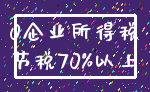 0企业所得税_节税70%以上
