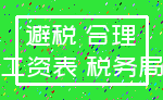 避税 合理_工资表 税务局