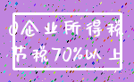 0企业所得税_节税70%以上
