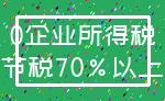 0企业所得税_节税70%以上
