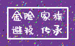 金险 家族_避税 传承