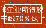 0企业所得税_节税70%以上