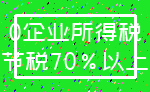 0企业所得税_节税70%以上
