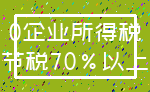 0企业所得税_节税70%以上