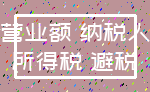营业额 纳税人_所得税 避税