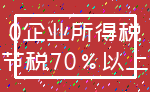 0企业所得税_节税70%以上