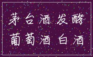 茅台酒 发酵_葡萄酒 白酒